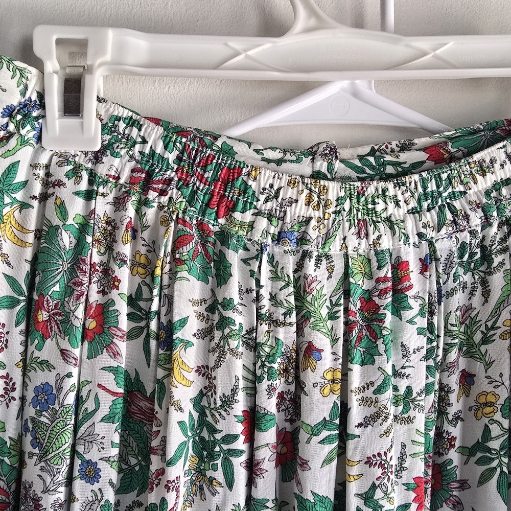 Jessy Vintage Button Down Floral Print Women's Maxi Skirt Size 2 - Picture 5 of 7